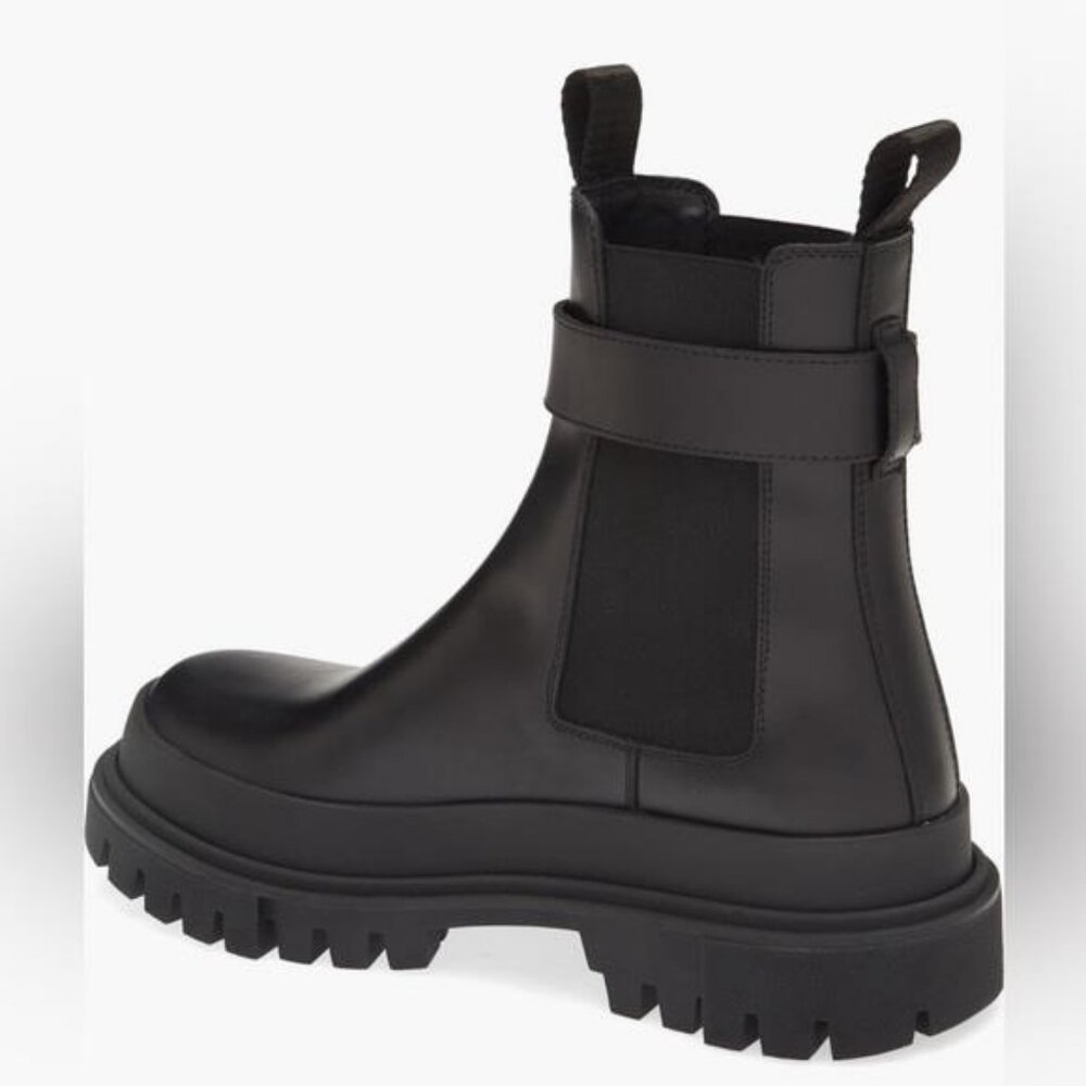 New Authentic Dolce&Gabbana Lug Sole Chelsea Boot Women’s Shoes - Picture 8 of 9